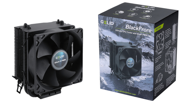 Gelid BlackFrore - Niewielkie, ciche oraz naprawdę tanie wieżowe chłodzenie procesora utrzymane w czerni i bez RGB LED [1]