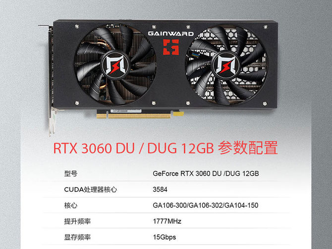 GeForce RTX 3060 - karta graficzna w wersji z rdzeniem GA104 jest już oferowana przez firmy GALAX oraz Gainward [3]
