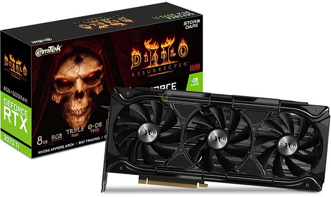 EMTEK GeForce RTX 3060 i GeForce RTX 3070 Ti - nowe karty graficzne w wersjach inspirowanych grą Diablo II Resurrected [4]
