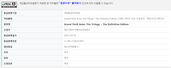 GTA The Trilogy - The Definitive Edition ocenione w koreańskim odpowiedniku PEGI - zapowiedź odświeżonych GTA coraz bliżej [2]