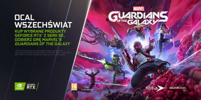 Marvel's Guardians of the Galaxy za darmo do laptopów i desktopów z kartami graficznymi NVIDIA GeForce RTX 3000 [2]