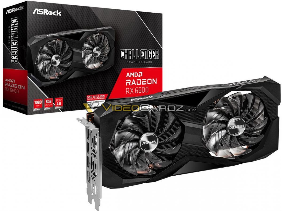 XFX, ASRock i PowerColor Radeon RX 6600 - tak prezentują się nowe