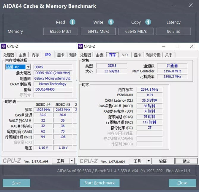 GALAX opublikował pierwsze wyniki wydajności dla modułów RAM typu DDR5-4800 z serii GAMER RGB kompatybilnych z LEGO [2]