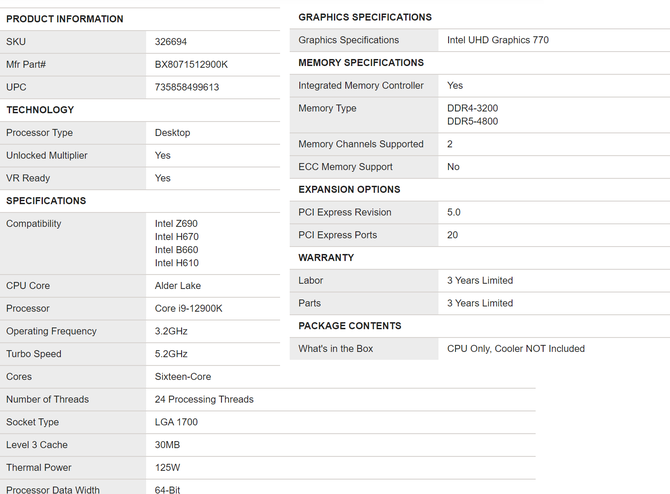 Intel Alder Lake-S - Procesory zaczynają pojawiać się w pierwszych sklepach w USA, ale trudno mówić o niskich cenach [3]