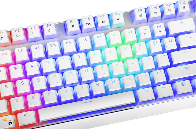 Nowe klawiatury mechaniczne Modecom Volcano Lanparty RGB Pudding Edition. Rusza przedsprzedaż z gratisami za 100 zlotych [nc1]
