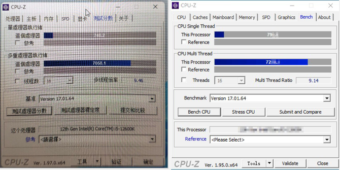 Un procesador Intel Core i5-12600K demuele el Ryzen 5 5600X en las últimas pruebas de rendimiento de CPU-Z.  Alder Lake es hasta un 47% más rápido [2]