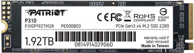 Patriot P310 oraz Viper Gaming VPN110 - Wydajne i przystępne cenowo nośniki półprzewodnikowe typu M.2 NVMe PCIe 3.0 x4 [3]