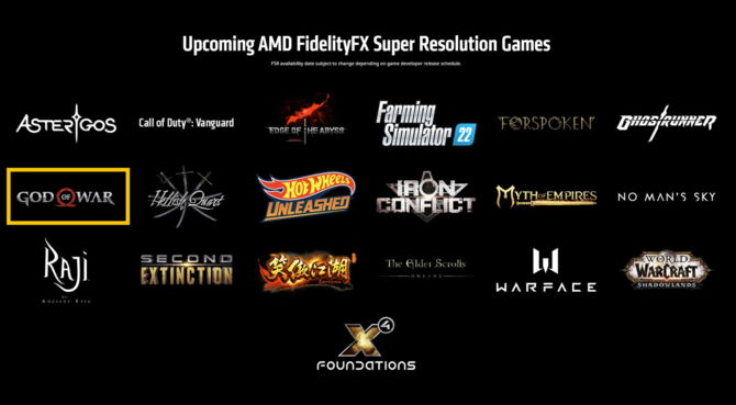 God of War na PC będzie wspierał zarówno technikę NVIDIA DLSS jak również AMD FSR w celu poprawy wydajności [2]