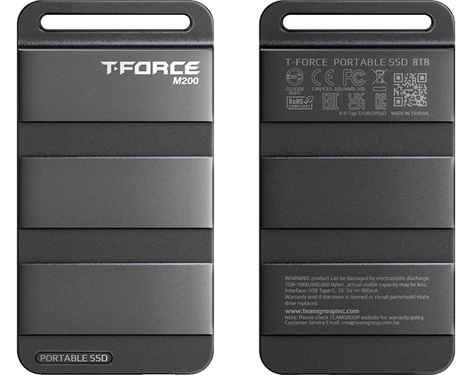 TeamGroup T-Force M200 - Wytrzymałe, przenośne SSD o pojemności do 8 TB oraz wydajności do 2000 MB/s  [1]