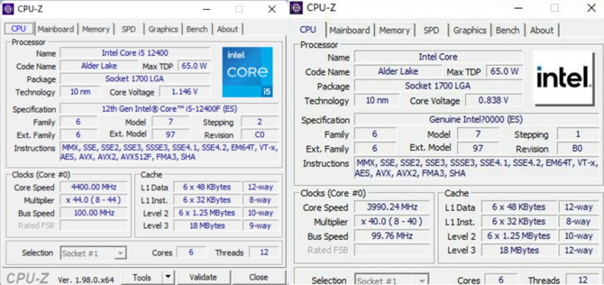 Intel Core i5-12400 - Zablokowane procesory Intel Alder Lake-S zaczęły przedpremierowo pojawiać się na portalach aukcyjnych [1]