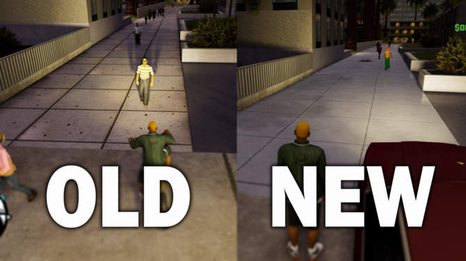 GTA The Trilogy - The Definitive Edition z nową modyfikacją, usprawniającą tekstury w grze GTA: San Andreas [11]
