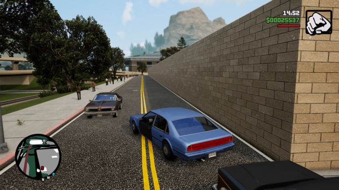 GTA The Trilogy - The Definitive Edition z nową modyfikacją, usprawniającą tekstury w grze GTA: San Andreas [5]