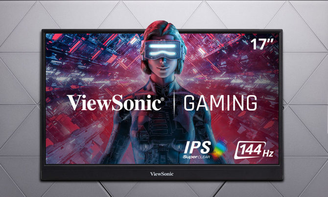 ViewSonic VX1755 – przenośny monitor do gier o odświeżaniu 144 Hz. Opcja nie tylko dla graczy pecetowych [1]