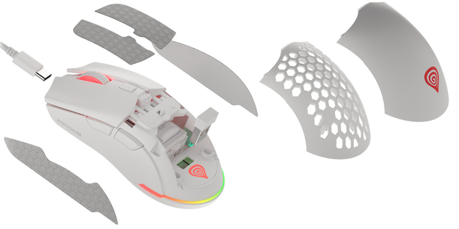 Premiera Genesis Zircon X - unikatowa mysz powstała na dziesięciolecie marki. Pixart PMW 3370 i bogate wyposażenie [2]