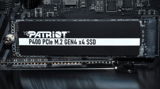 Patriot P400 - Nośniki półprzewodnikowe typu M.2 NVMe PCIe 4.0 oferujące wydajność do 5000 MB/s oraz grafenowy radiator [1]