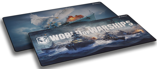 Genesis Carbon 500 WOWS Armada i Błyskawica – nowe podkładki dla fanów World of Warships. Przy zakupie - bonusy do gry [1]