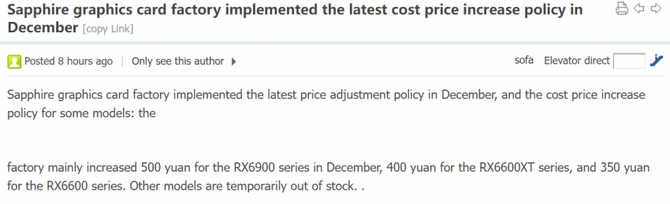 Plotka: MSI obniża nieco ceny na karty graficzne GeForce RTX 3000, zaś Sapphire znacząco zwiększa ceny Radeonów RX 6000  [3]