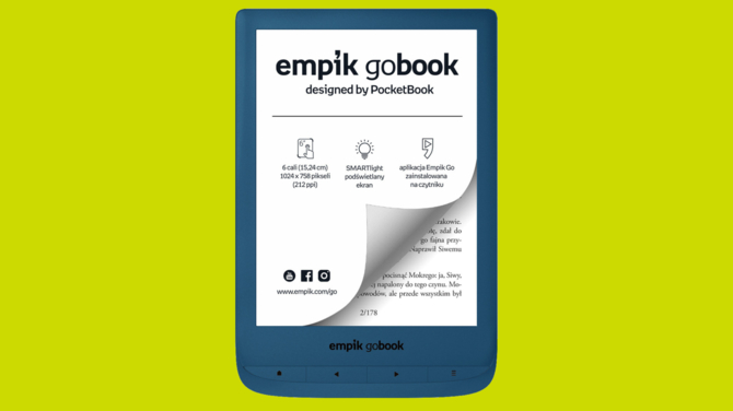 Empik GoBook: usługa Empik Go doczekała się dedykowanego czytnika ebooków. To odpowiedź na Amazon Kindle? [1]
