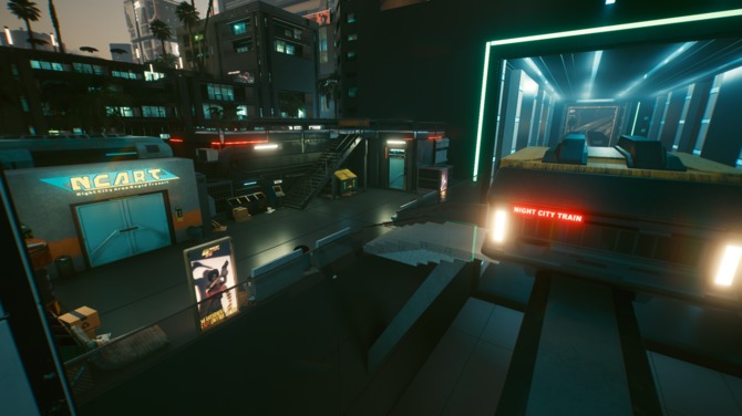 Cyberpunk 2077 – gra otrzymała metro z 19 stacjami. Mod pozwala na podróżowanie i jednoczesne podziwianie Night City [2]