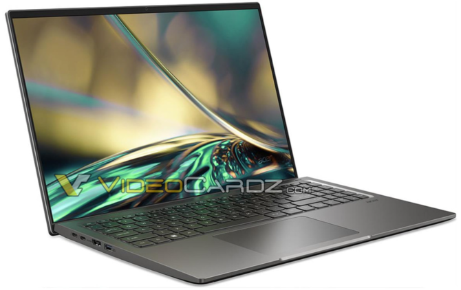 Acer Swift X 2022 - pierwszy laptop z procesorami Intel Alder Lake-P oraz kartą graficzną Intel ARC Alchemist [1]