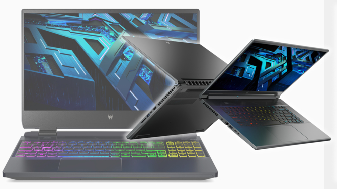  Acer Nitro 5, Predator Helios 300 i Predator Triton 500 SE – odświeżone laptopy do gier w topowych konfiguracjach [1]