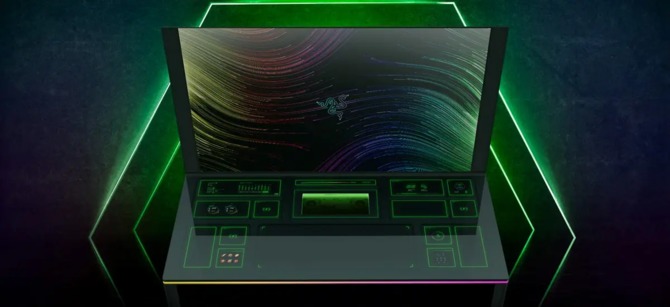 Razer Project Sophia to nietypowe, modułowe biurko dla graczy z wbudowanym ekranem o 77 calach. Istne szaleństwo [1]