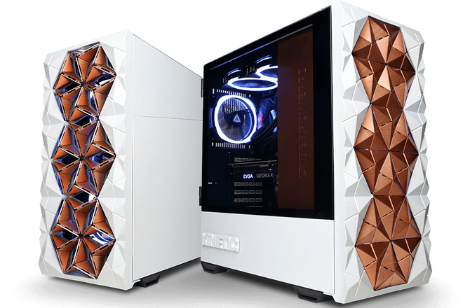 CyberPowerPC Kinetic – Carcasa originală cu un sistem inteligent de ventilație respirabil