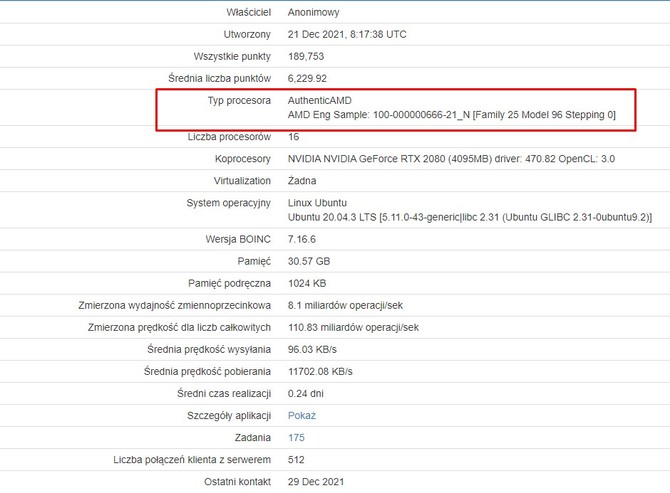 AMD Ryzen 7000 - dwie próbki inżynieryjne procesorów Zen 4 z serii Raphael pojawiły się w projekcie MilkyWay [3]