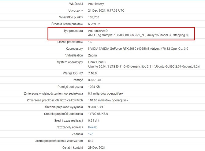 AMD Ryzen 7000 - dwie próbki inżynieryjne procesorów Zen 4 z serii Raphael pojawiły się w projekcie MilkyWay [3]