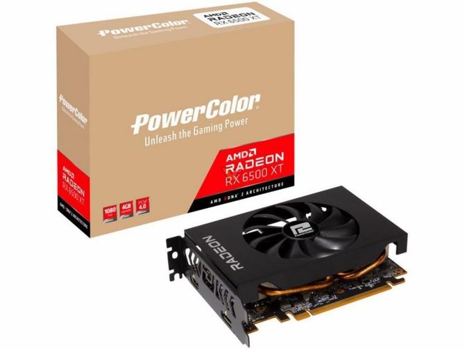 PowerColor Radeon RX 6500 XT ITX - jedna z najmniejszych i najtańszych kart graficznych AMD RDNA 2 [1]