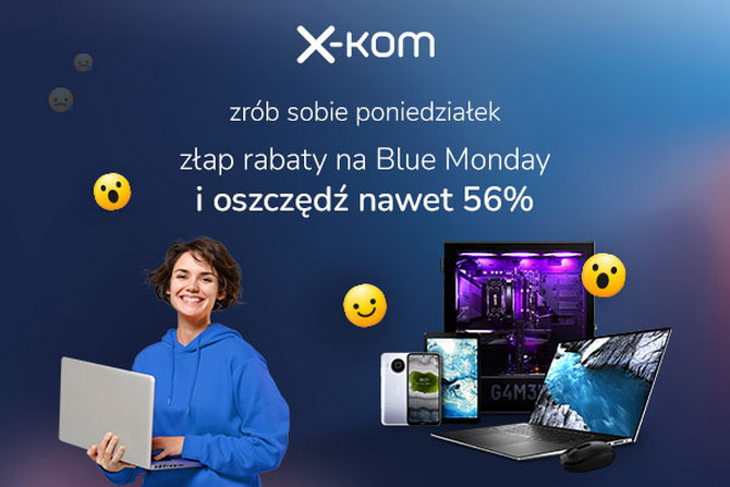 Promocje w x-kom na podzespoły komputerowe i peryferia. Taniej płyty główne, pamięci RAM, dyski SSD, laptopy, smartfony [nc1]