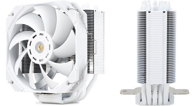 Thermalright TA120 EX MINI WHITE - Niskie, całkowicie białe wieżowe chłodzenie procesora z pięcioma ciepłowodami  [1]