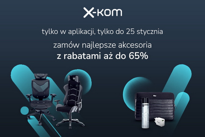 Niższe ceny na laptopy w x-kom. Taniej też monitory, drukarki, myszki, klawiatury, fotele dla graczy i inne peryferia [nc1]