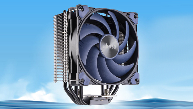 Akasa Alucia H4 - Niedrogie chłodzenie procesora w oryginalnej kolorystyce dla jednostek od Intela oraz AMD z TDP do 185 W  [1]