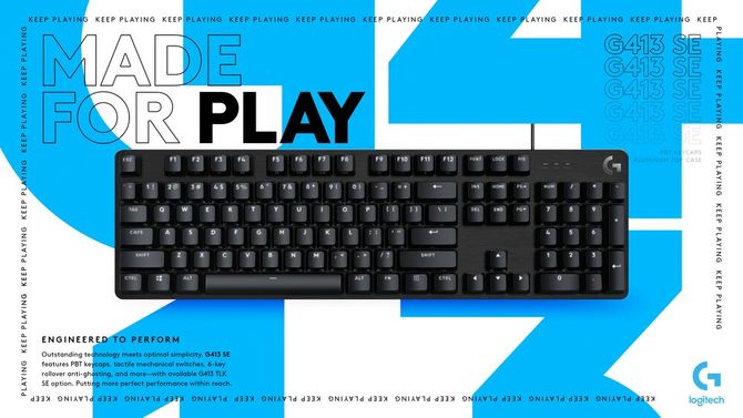 Logitech G413 SE i G413 SE TKL – nowe klawiatury mechaniczne o stonowanym designie i z nasadkami PBT [1]