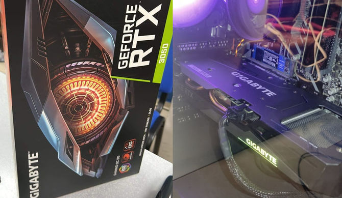 Sklepy wysyłają przedpremierowo autorskie modele GeForce RTX 3050 do klientów. Ceny przyprawiają jednak o zawrót głowy [2]