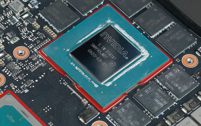 NVIDIA GeForce RTX 3080 Ti Laptop GPU - poznaliśmy wygląd i rozmiar rdzenia graficznego Ampere GA103 [1]