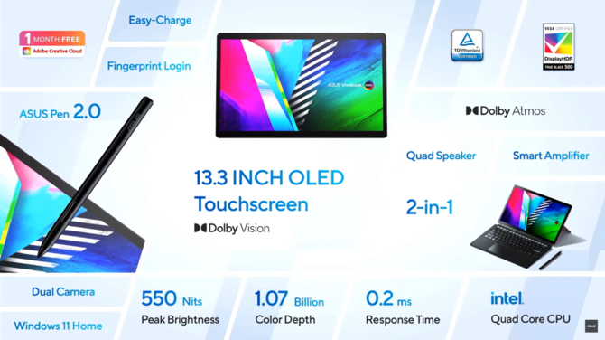 ASUS Vivobook 13 Slate OLED - hybrydowy laptop z odczepianą matrycą Full HD trafia w końcu do sprzedaży w Polsce [4]