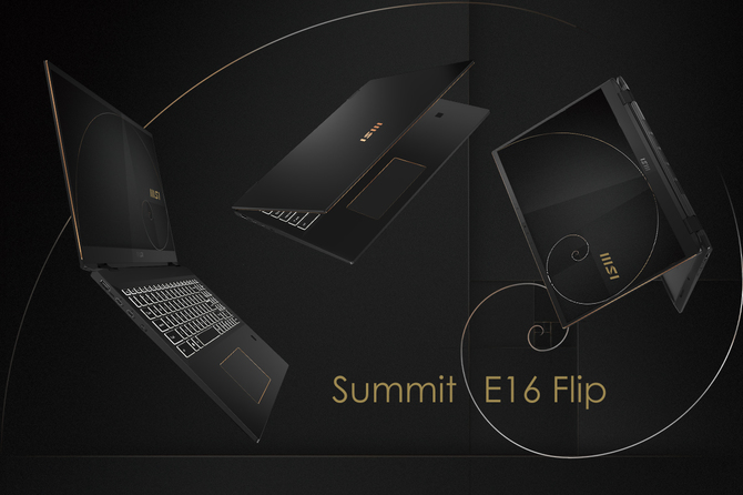 MSI Summit E16 Flip - nadchodzi nowy, konwertowalny ultrabook z Intel Core i7-12700H oraz kartą Intel ARC A370M [1]