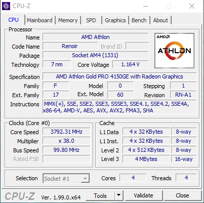 AMD Athlon Gold PRO 4150GE - pierwsze testy procesora Zen 2 pokazują, że może to być hit do tanich komputerów [3]