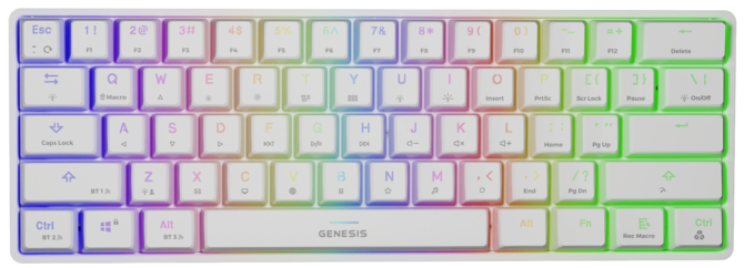 Genesis Thor 660: nowa bezprzewodowa klawiatura mechaniczna TKL z podświetleniem RGB w zaskakująco niskiej cenie [2]