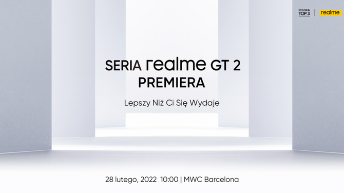 Smartfony realme GT 2 i GT 2 Pro z flagowym układem Qualcomm Snapdragon 8 Gen 1. Wiemy, kiedy odbędzie się premiera [1]