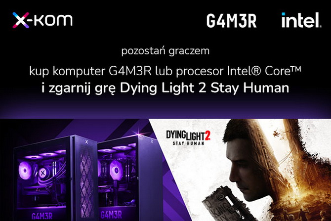 Niższe ceny na karty graficzne, procesory, dyski SSD, płyty główne i laptopy w x-kom. Jest też promocja na darmowe Dying Light 2 [nc1]