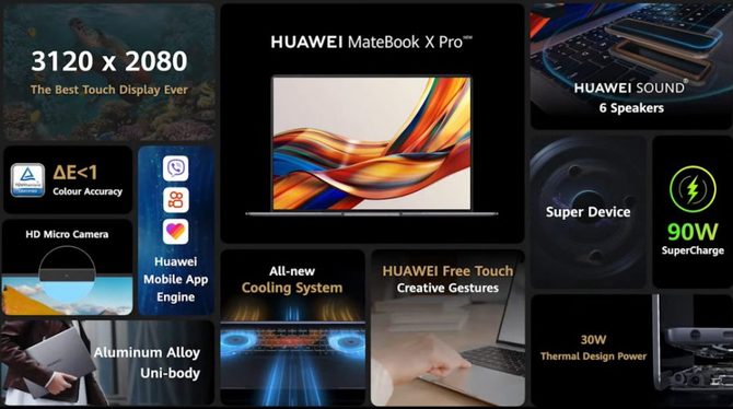 Huawei MateBook X Pro 2022 - nowa wersja popularnego laptopa teraz z ekranem LTPS oraz kamerą we właściwym miejscu [2]