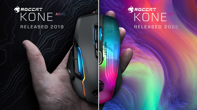 Roccat Kone XP – udoskonalony następca Kone AIMO Remastered. Dopracowana mysz dla graczy lubiących RGB LED [1]