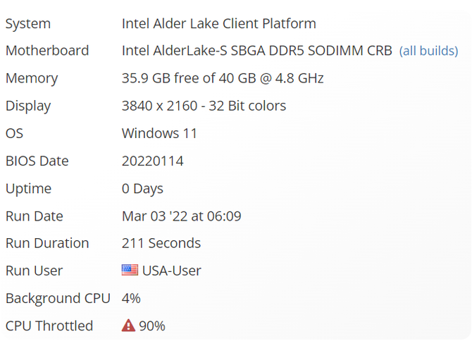 Intel Core i7-12650HX - pierwszy desktopowy procesor Alder Lake w budowie typu BGA dla wydajnych notebooków [3]