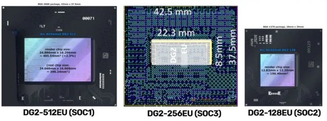 Intel ARC Alchemist - najnowsze pliki producenta wskazują na obecność trzeciego układu graficznego Xe-HPG [3]