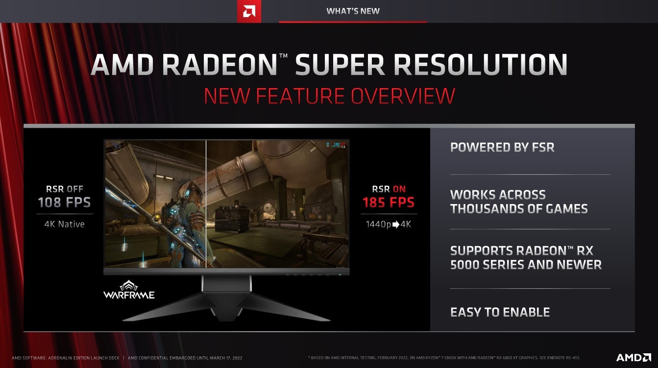 AMD Radeon Super Resolution oraz FidelityFX Super Resolution 2.0 ...