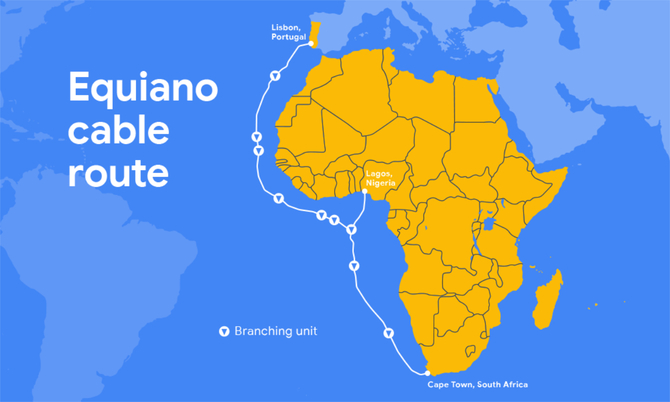 Google inwestuje w podmorską infrastrukturę sieciową. Nowy kabel światłowodowy połączy Afrykę i Europę [2]