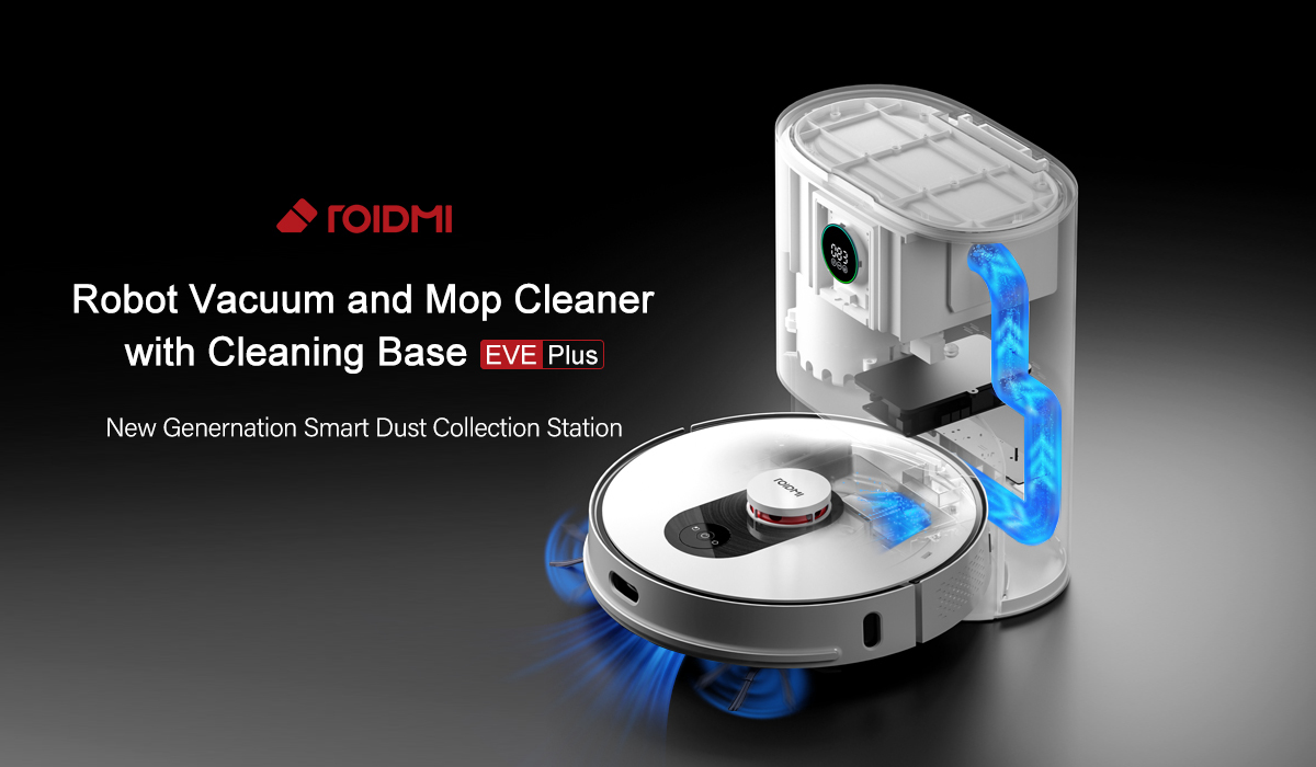 Робот Пылесос Roidmi Eve Plus Белый Купить